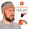 Ergodyne Orange Cooling Headband 6634 - alternate 9